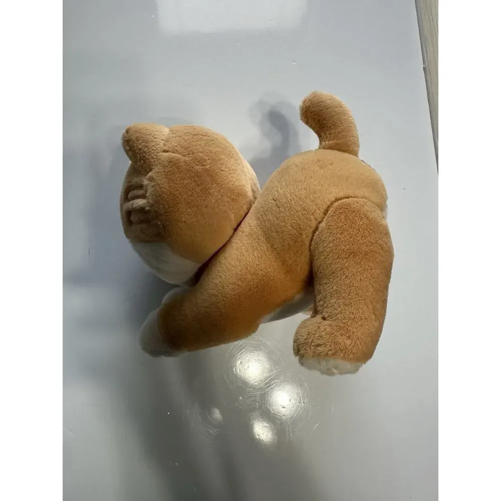 Brown Bear Cat Costume Plush Tan Hood Whiskers Kawaii Stuffed Toy
